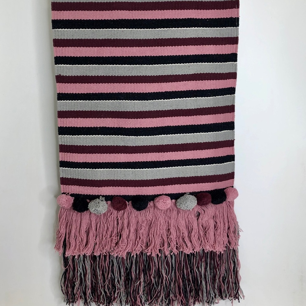 Boho Burgandy Pink Wall Hanging